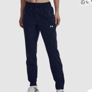 Under Armour Womens Squad 3.0 Warm Up Joggers Navy Small